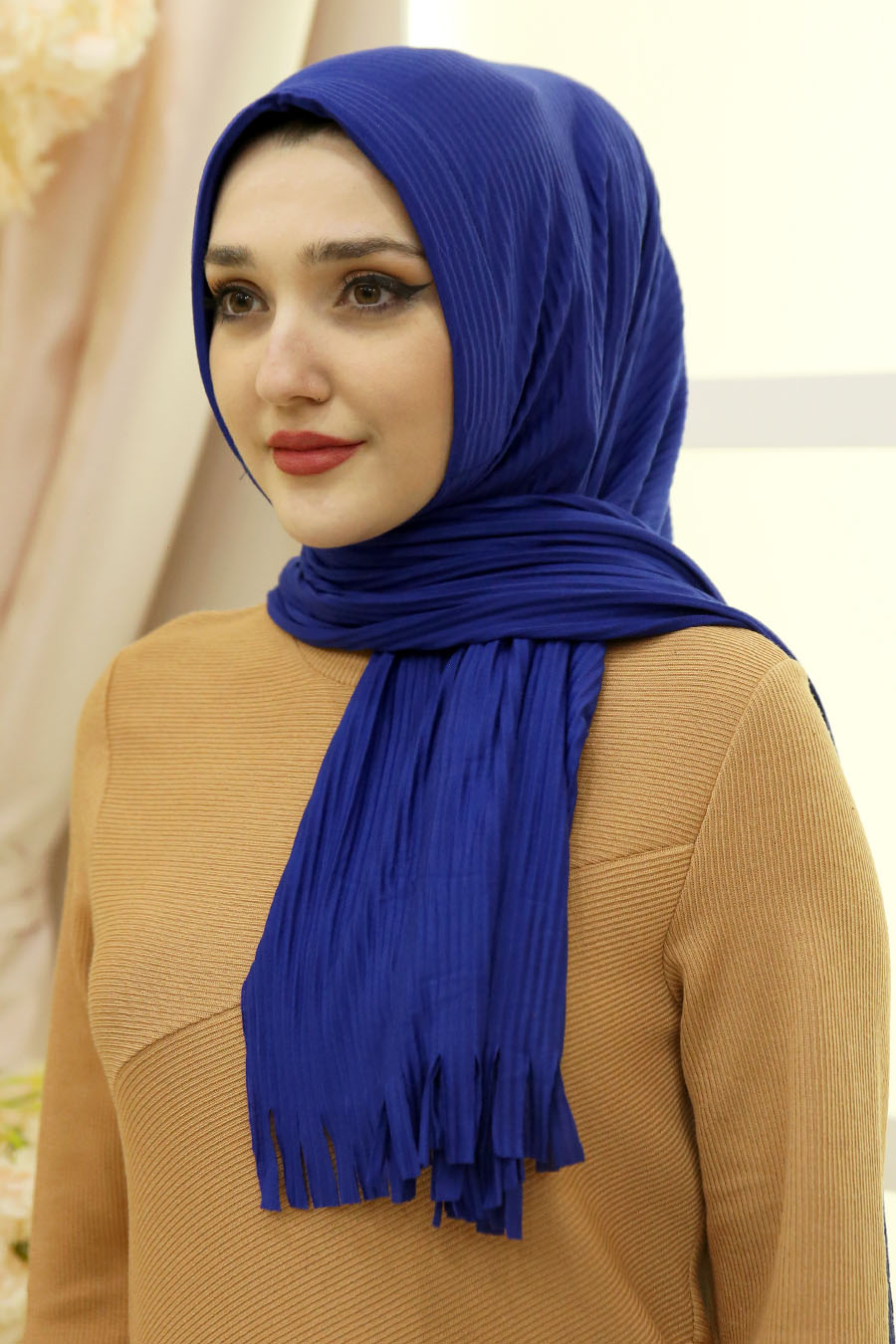 SAX COLOR TURBAN HIJAB