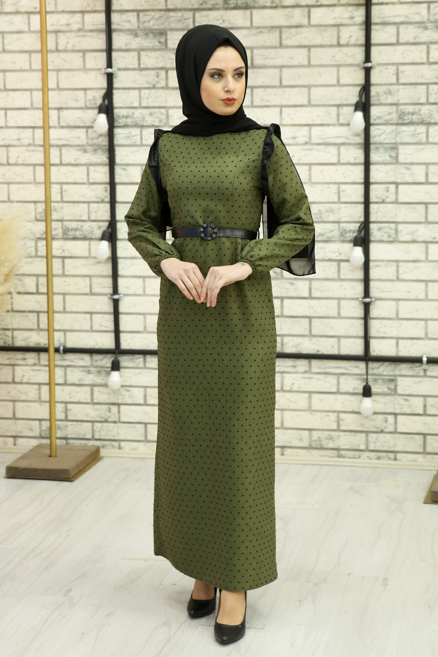 BLACK DRESSKHAKI DRESS BLACK DRESSKHAKI DRESS