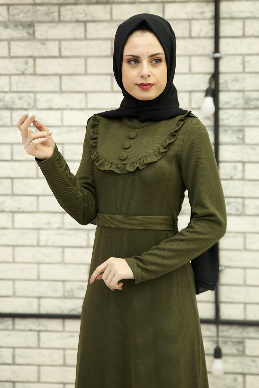 KHAKI DRESS