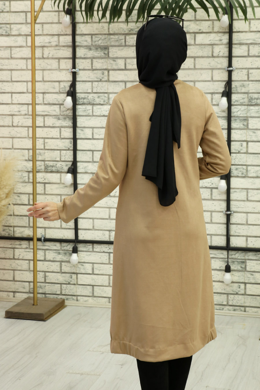 VISON COLOR SUEDE COAT 