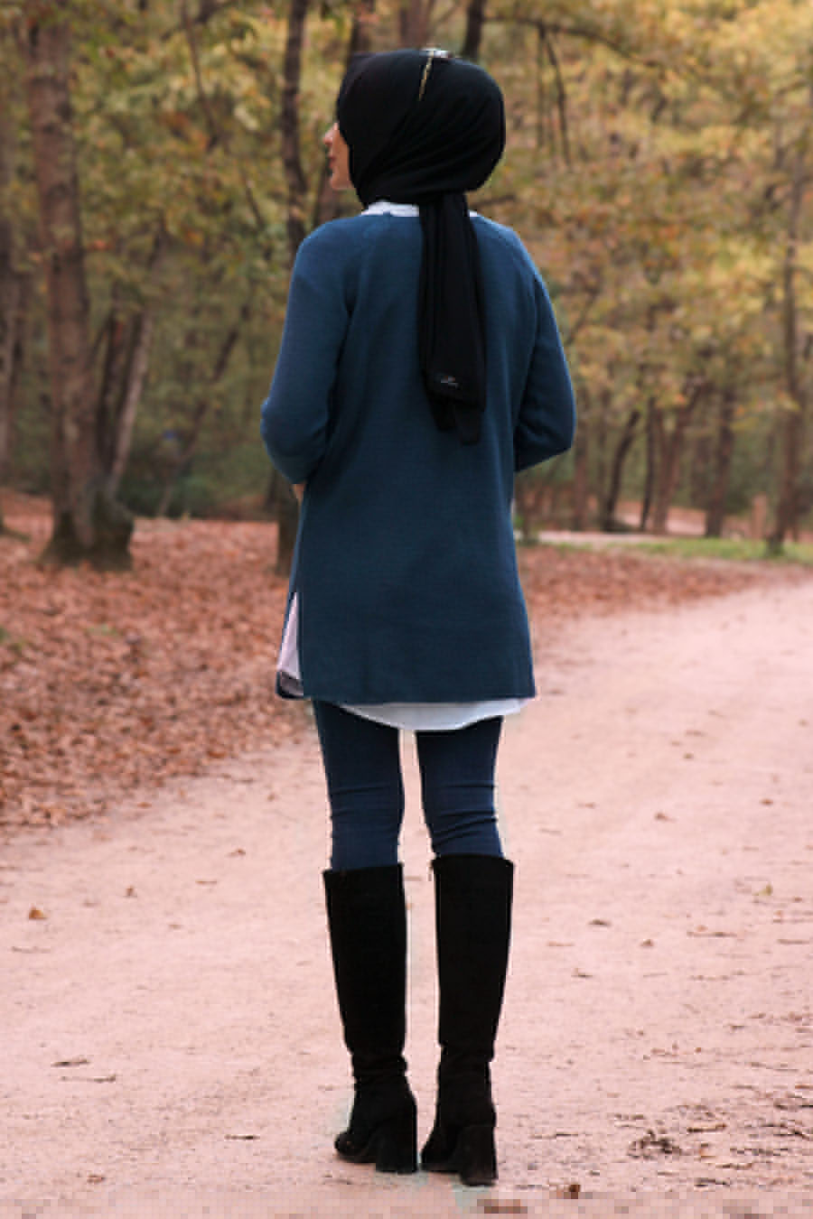 INDIGO COLOR KNITWEAR BLOUSE INDIGO COLOR KNITWEAR BLOUSE