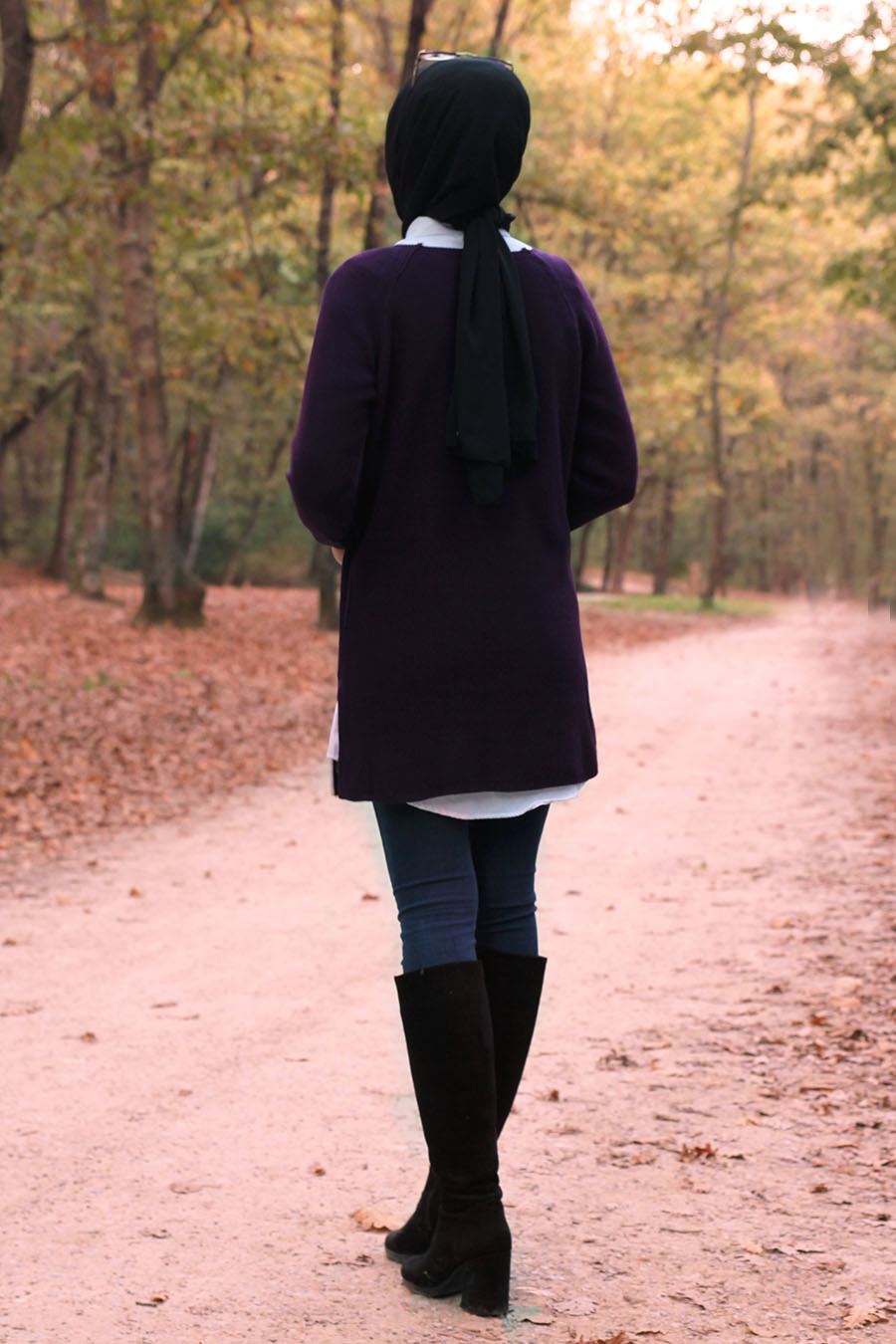 PURPLE KNITWEAR BLOUSE PURPLE KNITWEAR BLOUSE