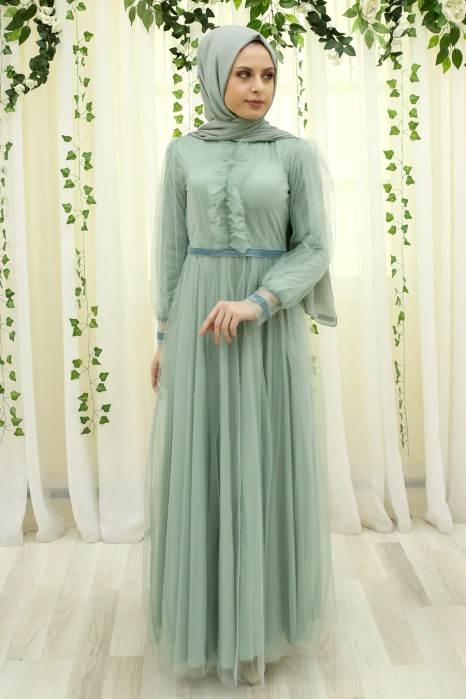 MINT EVENING DRESS 