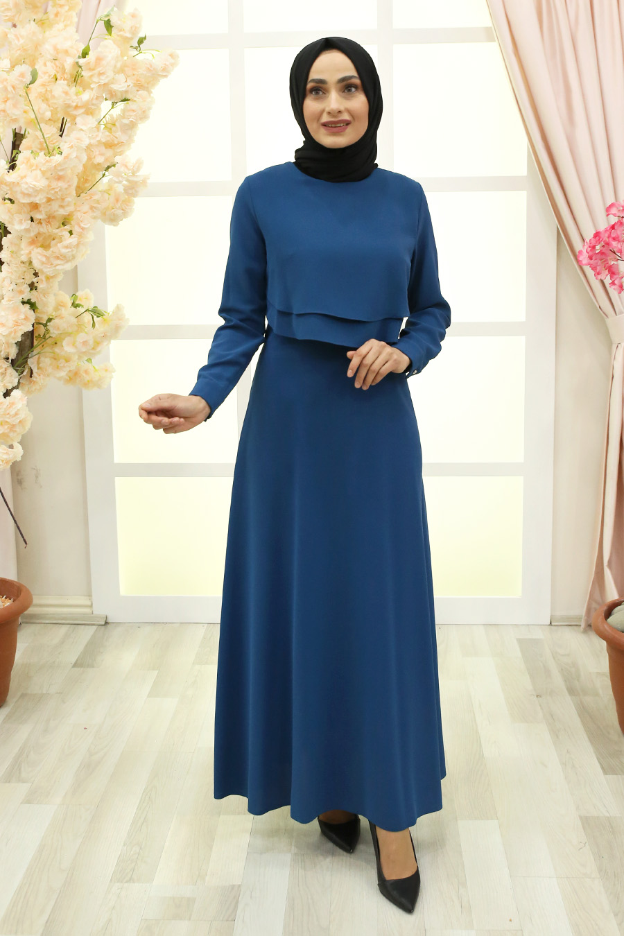PETROLEUM BLUE DRESS