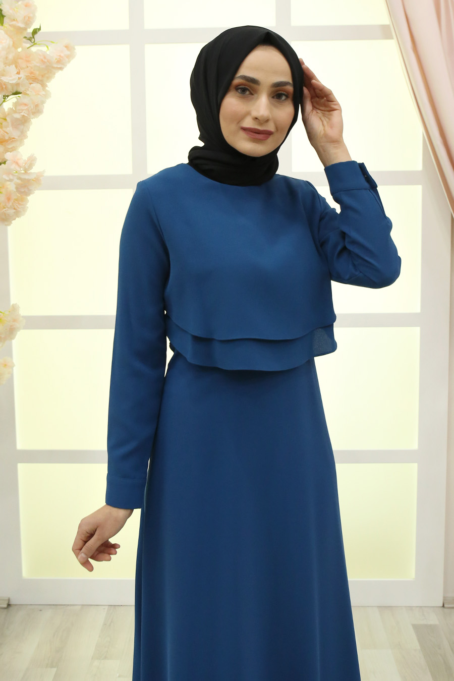 PETROLEUM BLUE DRESS