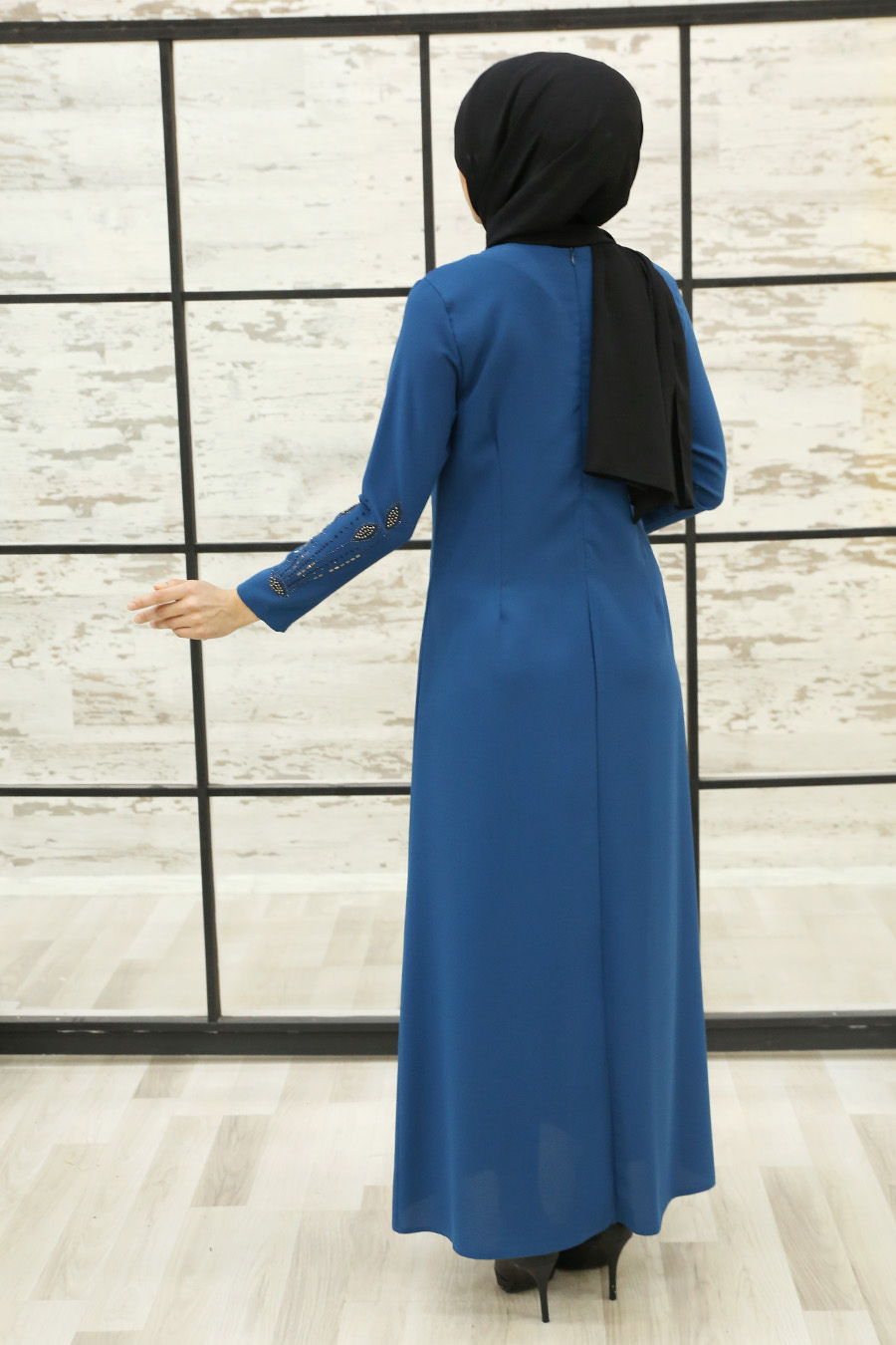 PETROLEUM BLUE DRESS 