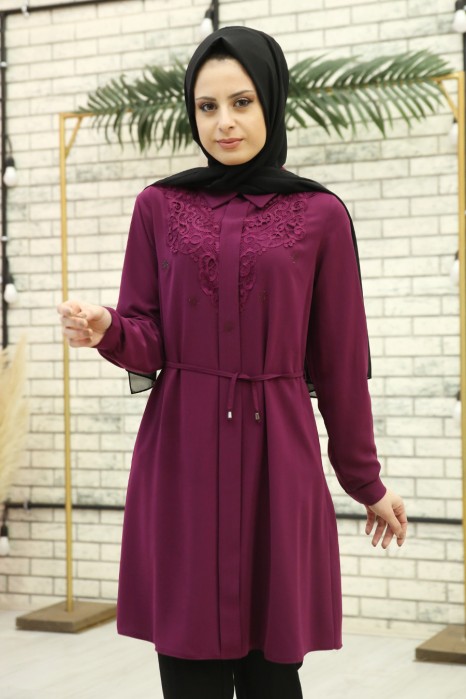 PLUM TUNIC