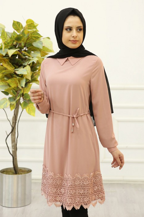 POWDER PINK TUNIC  