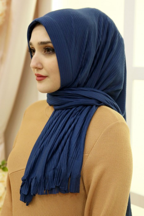 INDIGO COLOR TURBAN HIJAB