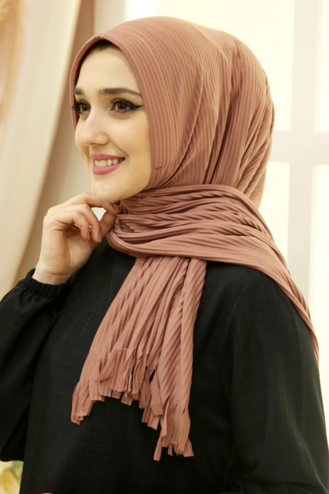 ROSE COLOR TURBAN HIJAB