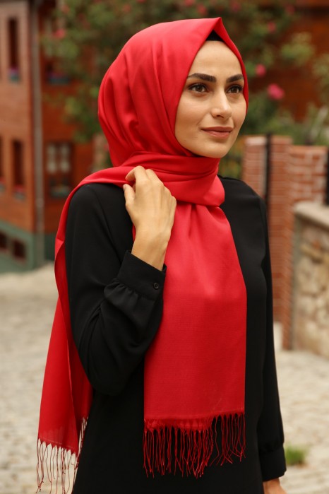 RED SHAWL