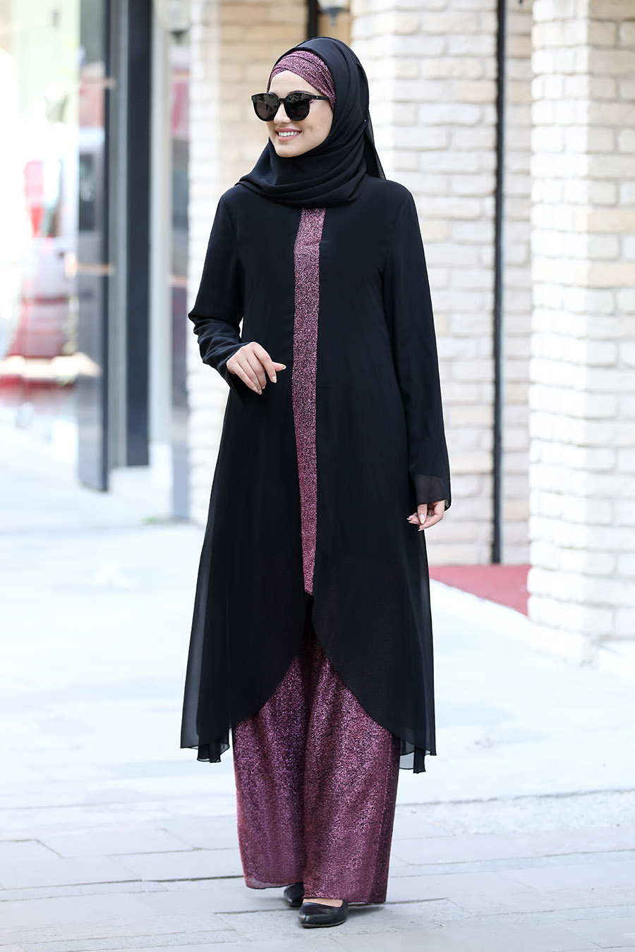 PLUM TUNIC AND PANT SUIT