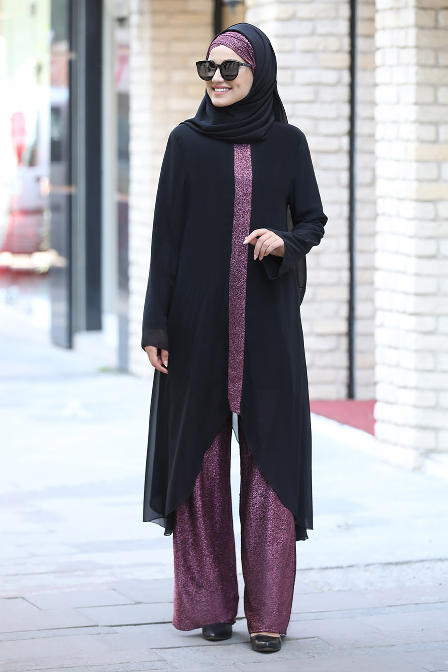 PLUM TUNIC AND PANT SUIT