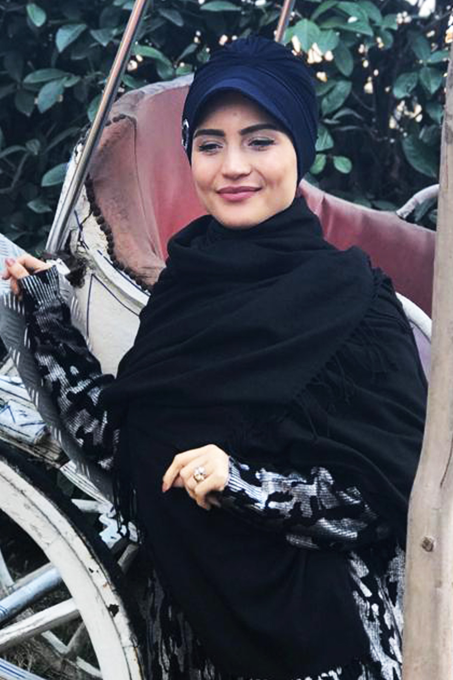 NAVY BLUE TURBAN HIJAB