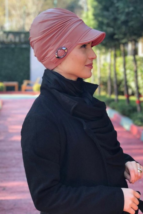 ROSE COLOR TURBAN HIJAB