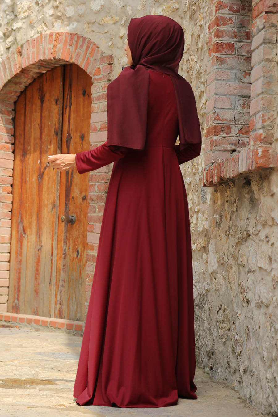 Claret Red Dress