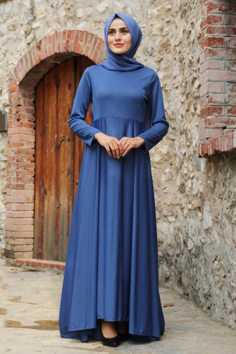 Indigo Color Dress