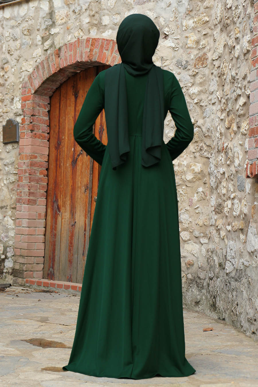 Dark Green Dress