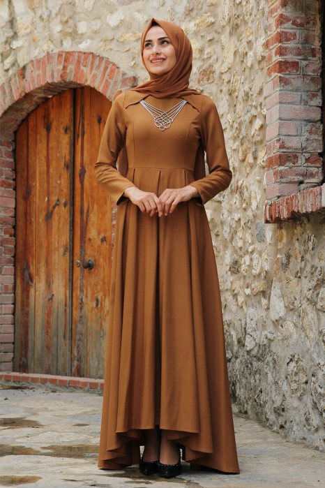 TAN COLOR DRESS