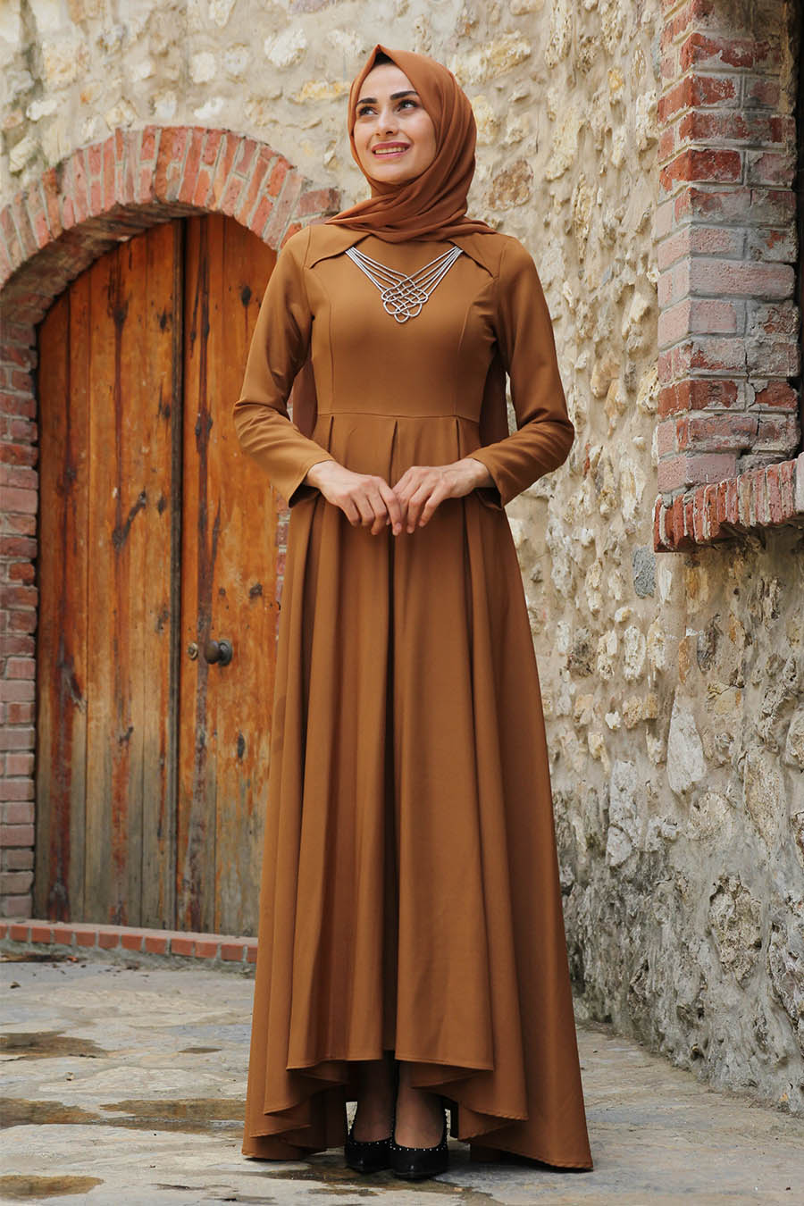 TAN COLOR DRESS