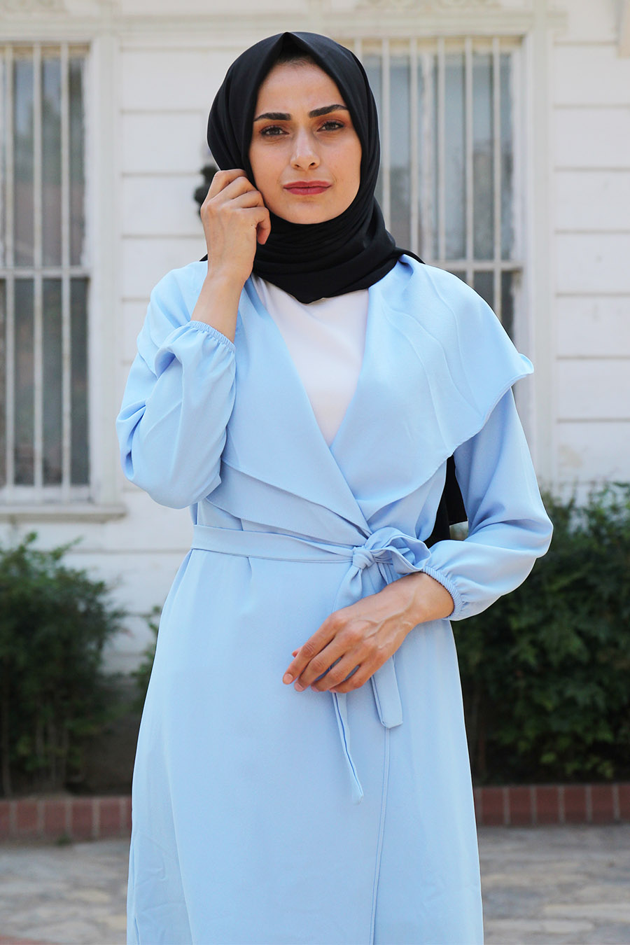 baby blue coat