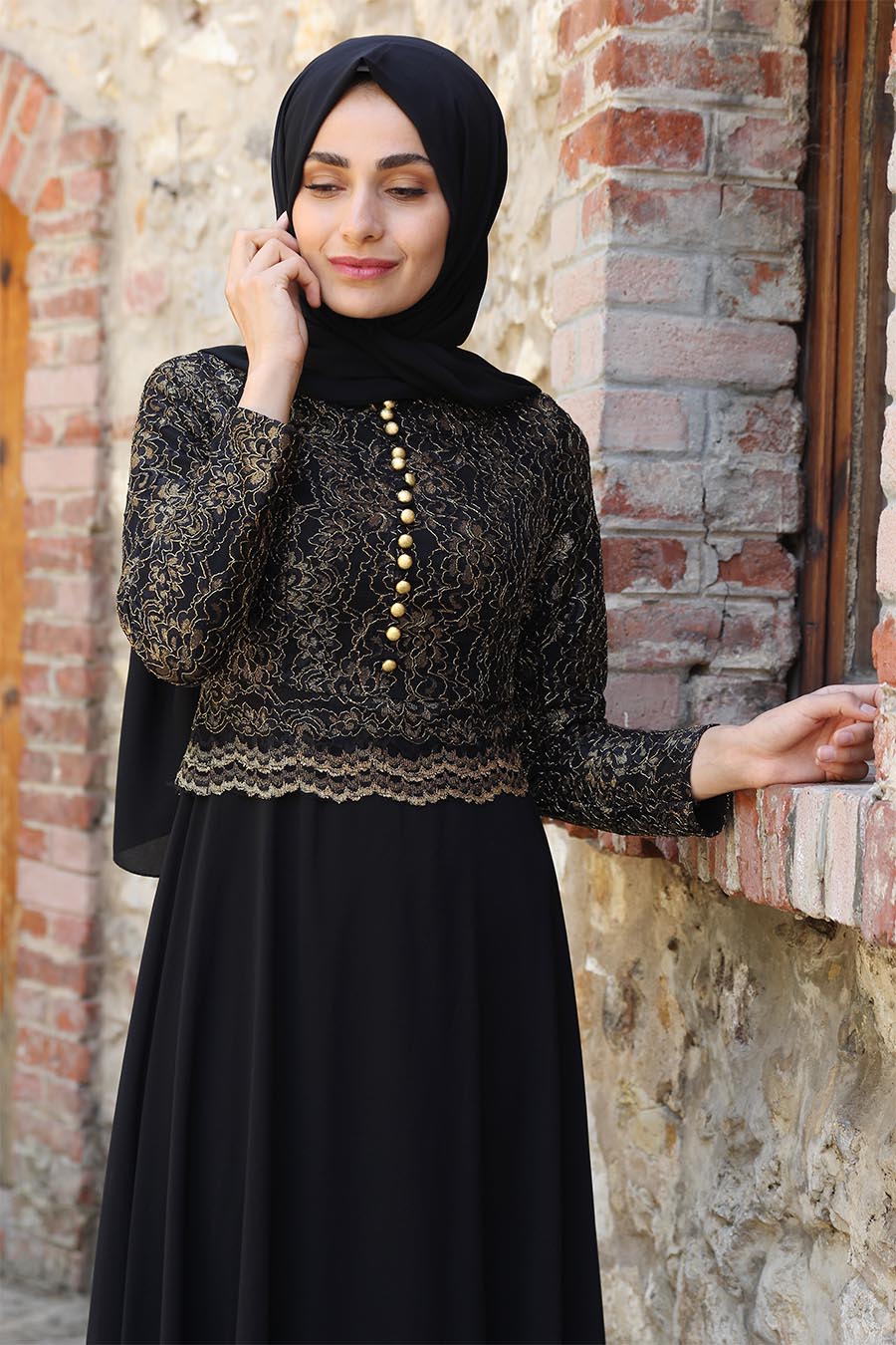 BLACK EVENING DRESS BLACK EVENING DRESS