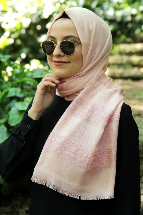 POWDER PINK SHAWL