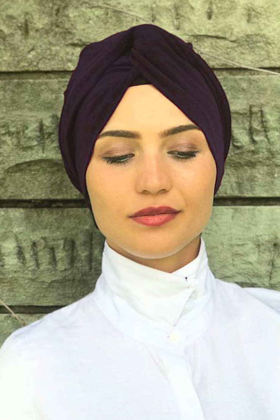 PURPLE TURBAN HIJAB PURPLE TURBAN HIJAB