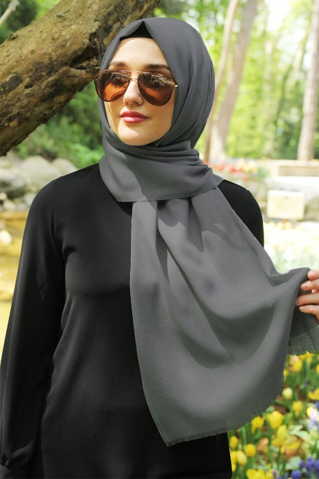 ANTHRACITE COLOR SHAWL