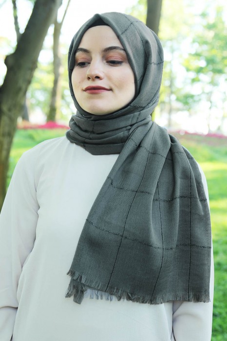 ANTHRACITE COLOR SHAWL
