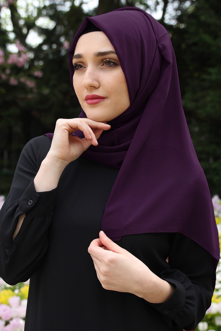 PLAIN PURPLE SHAWL