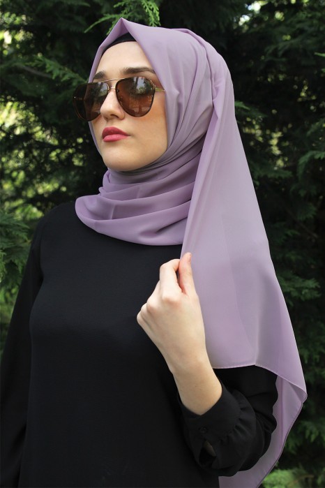 PLAIN LILA SHAWL