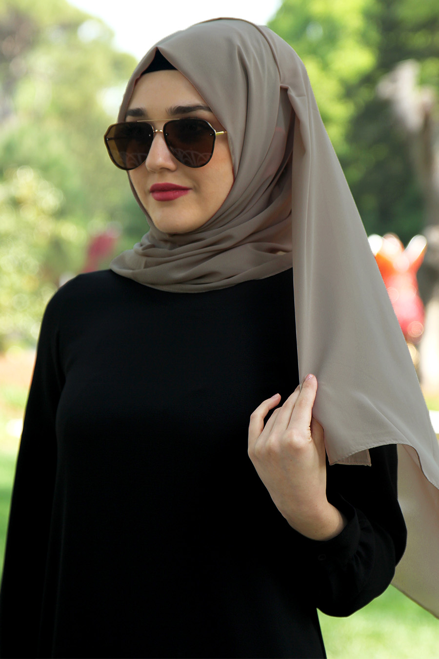 PLAIN VISON COLOR SHAWL