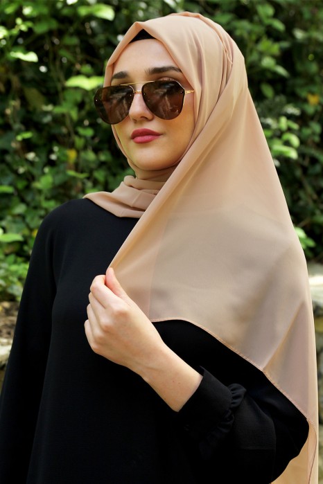 PLAIN POWDER PINK SHAWL 