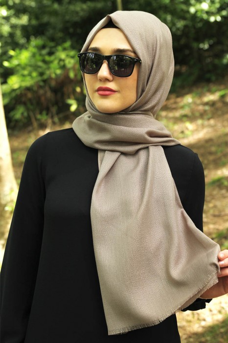 SILVERY VISON COLOR SHAWL