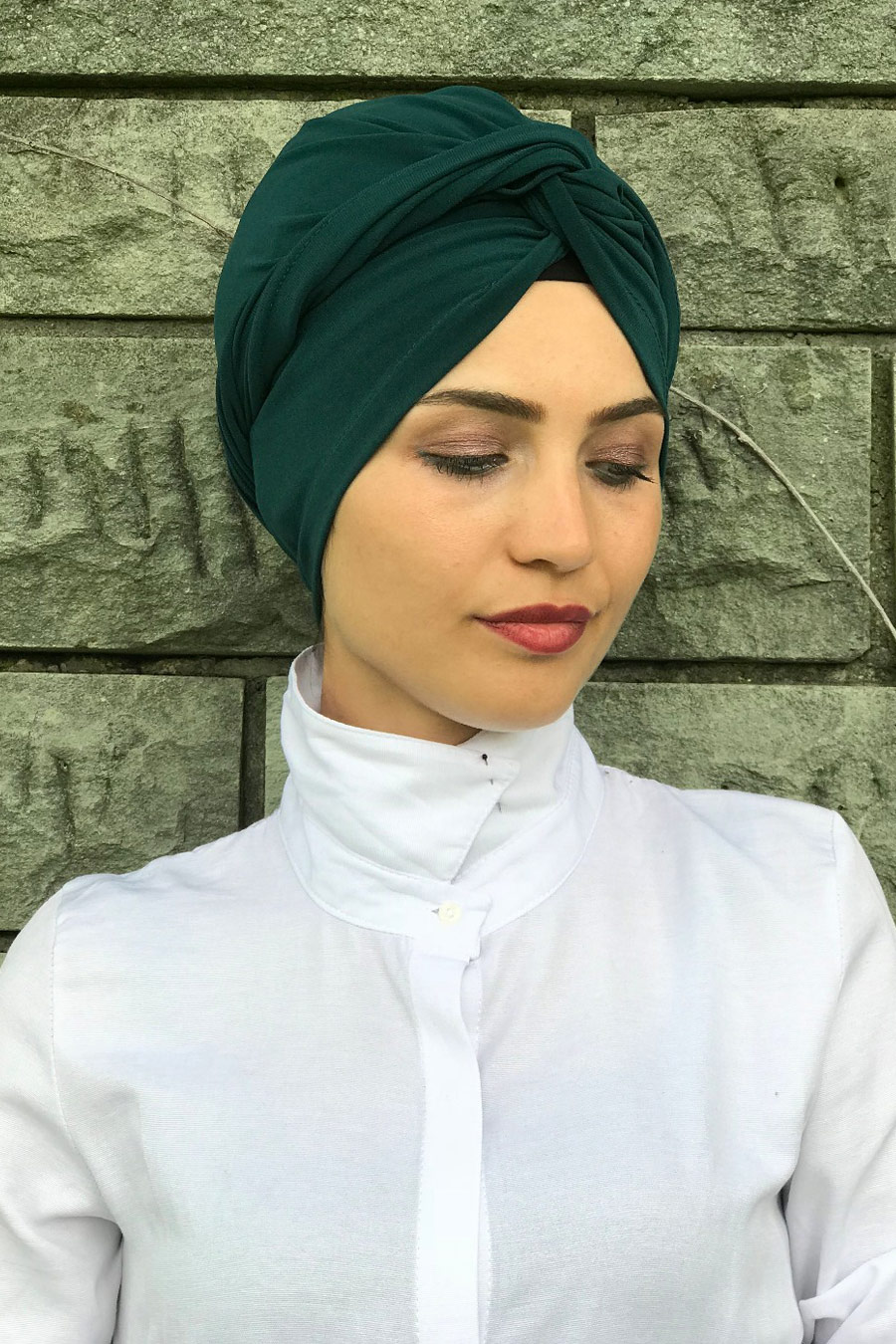 GREEN TURBAN HIJAB