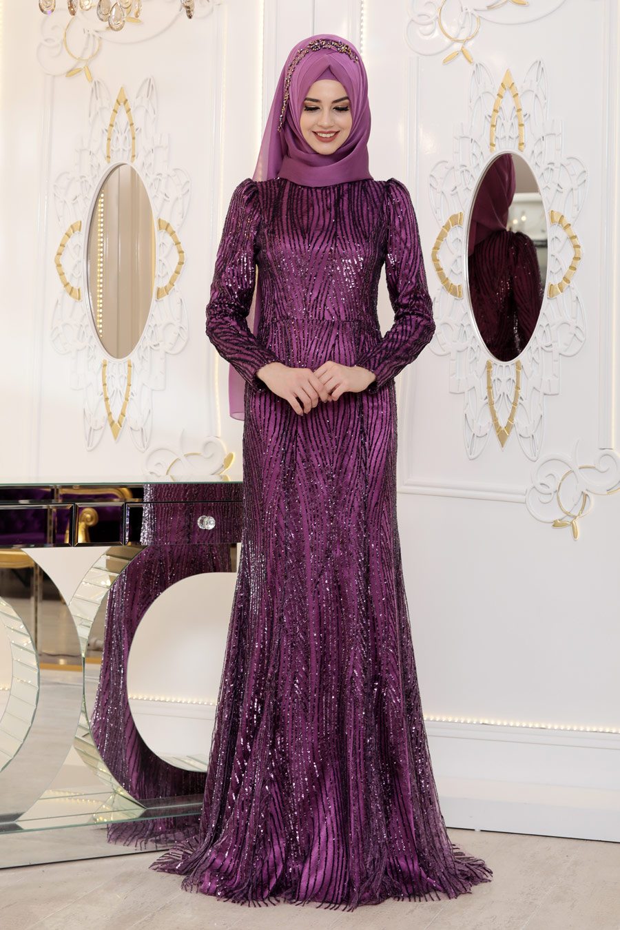 Purple Evening Dress Purple Evening Dress