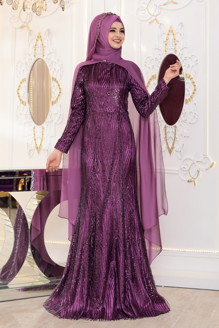 Purple Evening Dress Purple Evening Dress
