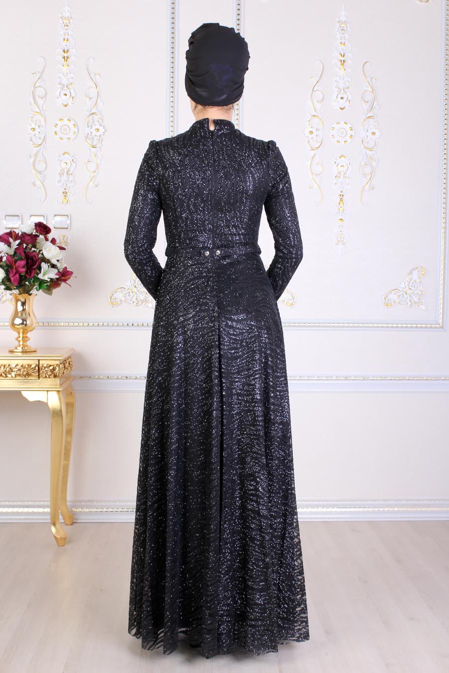 BLACK EVENING DRESS