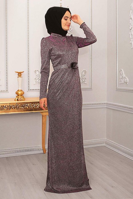 Purple Evening Dress