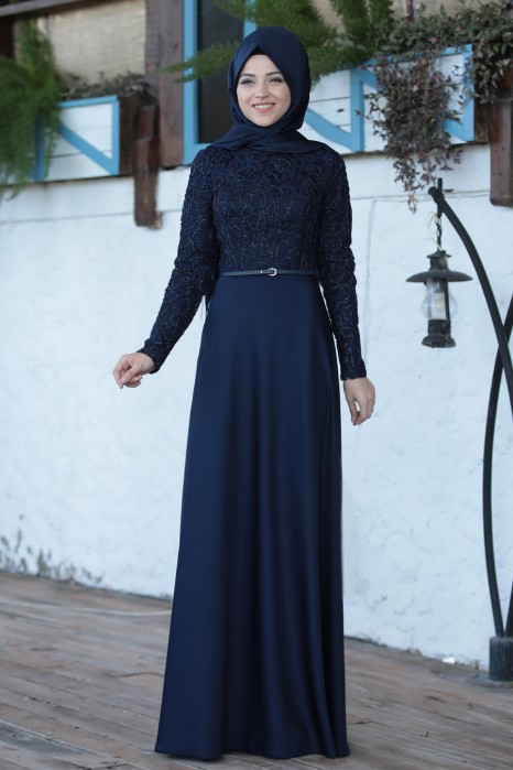 Navy Blue Dress
