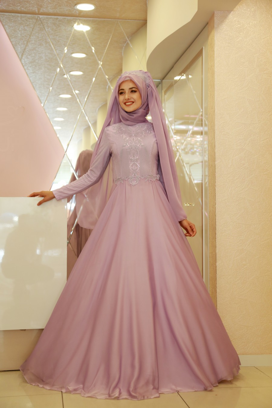 Mihrimah Lila Evening Dress 