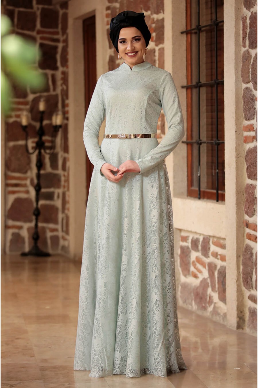 GREEN EVENING DRESS GREEN EVENING DRESS
