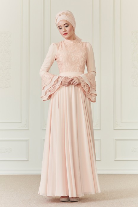 PURPLE EVENING DRESS