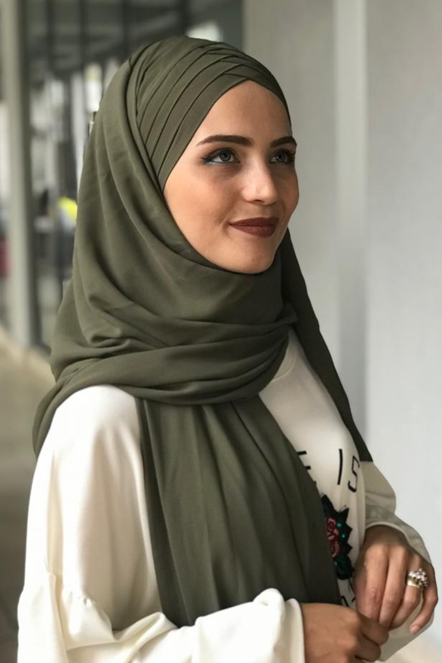 KHAKI SHAWL