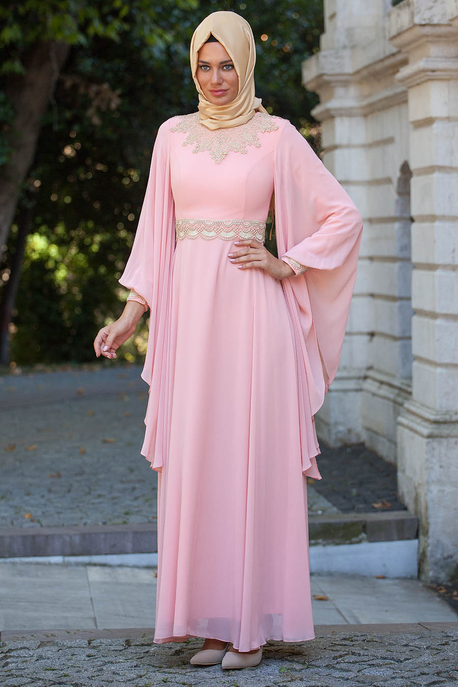 FUCHSIA EVENING DRESS