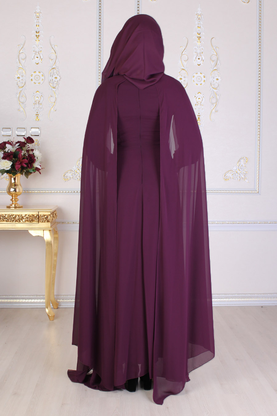 PLUM EVENING DRESS