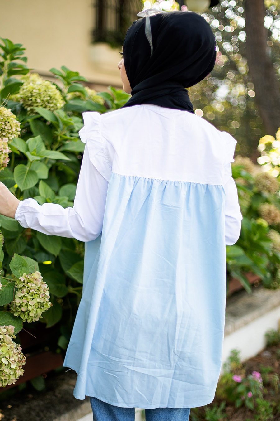BABY BLUE TUNIC  BABY BLUE TUNIC