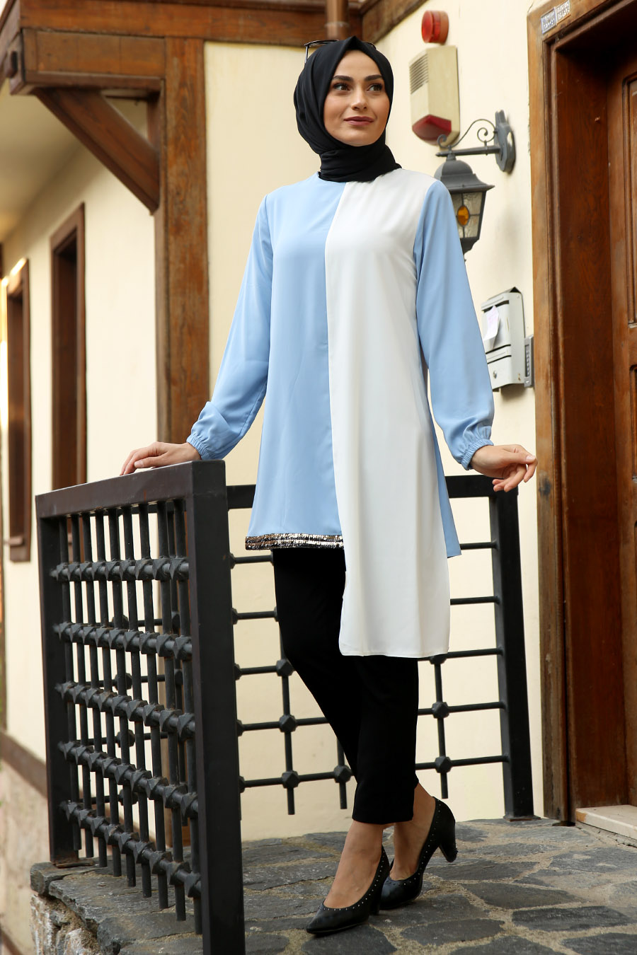 TUNIC - BABY BLUE  TUNIC - BABY BLUE