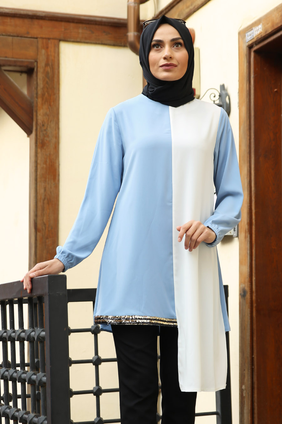 TUNIC - BABY BLUE  TUNIC - BABY BLUE